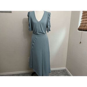 Ryegrass Beautiful blue green outfit Blouse size M and skirt size 12 item D22